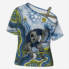 North Queensland Cowboys NAIDOC Week 2026 Cross Shoulder Shirt First Nations of Australia Aboriginal Mascot Rugby