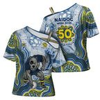 North Queensland Cowboys NAIDOC Week 2026 Cross Shoulder Shirt First Nations of Australia Aboriginal Mascot Rugby