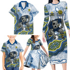 North Queensland Cowboys NAIDOC Week 2026 Family Matching Long Sleeve Bodycon Dress and Hawaiian Shirt First Nations of Australia Aboriginal Mascot Rugby