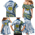 North Queensland Cowboys NAIDOC Week 2026 Family Matching Mermaid Dress and Hawaiian Shirt First Nations of Australia Aboriginal Mascot Rugby
