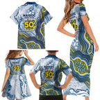 North Queensland Cowboys NAIDOC Week 2026 Family Matching Short Sleeve Bodycon Dress and Hawaiian Shirt First Nations of Australia Aboriginal Mascot Rugby