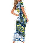 North Queensland Cowboys NAIDOC Week 2026 Family Matching Short Sleeve Bodycon Dress and Hawaiian Shirt First Nations of Australia Aboriginal Mascot Rugby