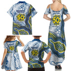 North Queensland Cowboys NAIDOC Week 2026 Family Matching Summer Maxi Dress and Hawaiian Shirt First Nations of Australia Aboriginal Mascot Rugby