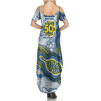 North Queensland Cowboys NAIDOC Week 2026 Family Matching Summer Maxi Dress and Hawaiian Shirt First Nations of Australia Aboriginal Mascot Rugby
