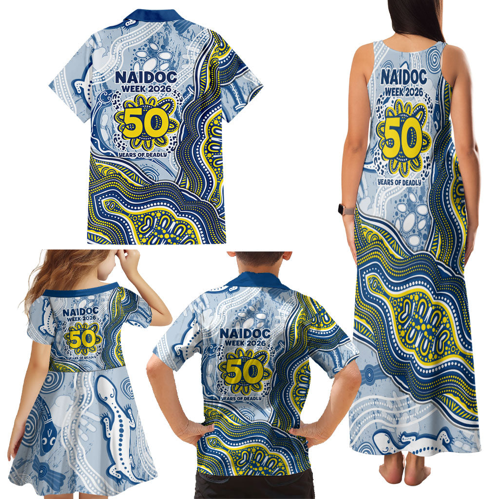 North Queensland Cowboys NAIDOC Week 2026 Family Matching Tank Maxi Dress and Hawaiian Shirt First Nations of Australia Aboriginal Mascot Rugby