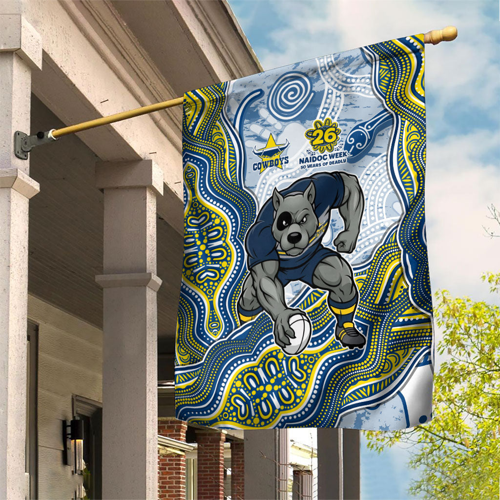 North Queensland Cowboys NAIDOC Week 2026 Garden Flag First Nations of Australia Aboriginal Mascot Rugby