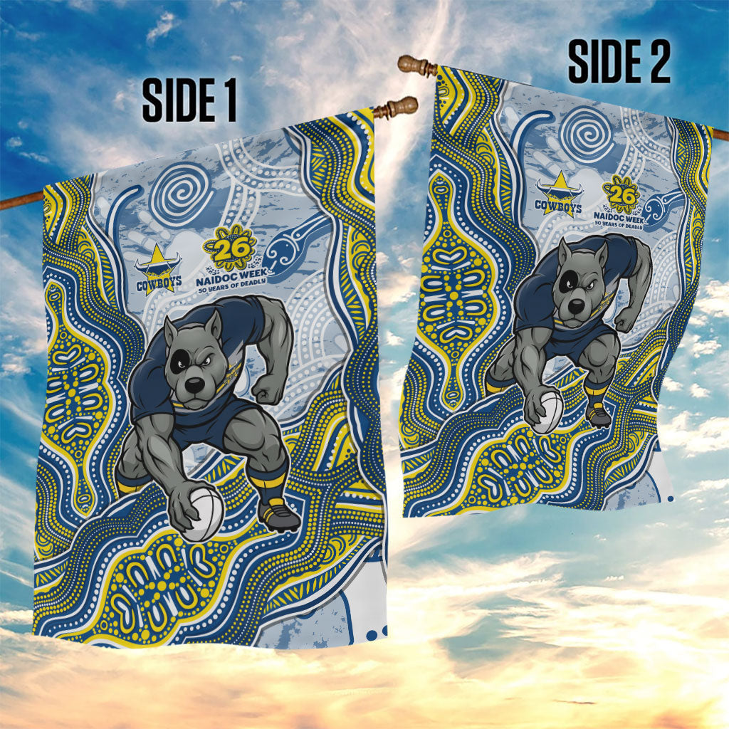 North Queensland Cowboys NAIDOC Week 2026 Garden Flag First Nations of Australia Aboriginal Mascot Rugby