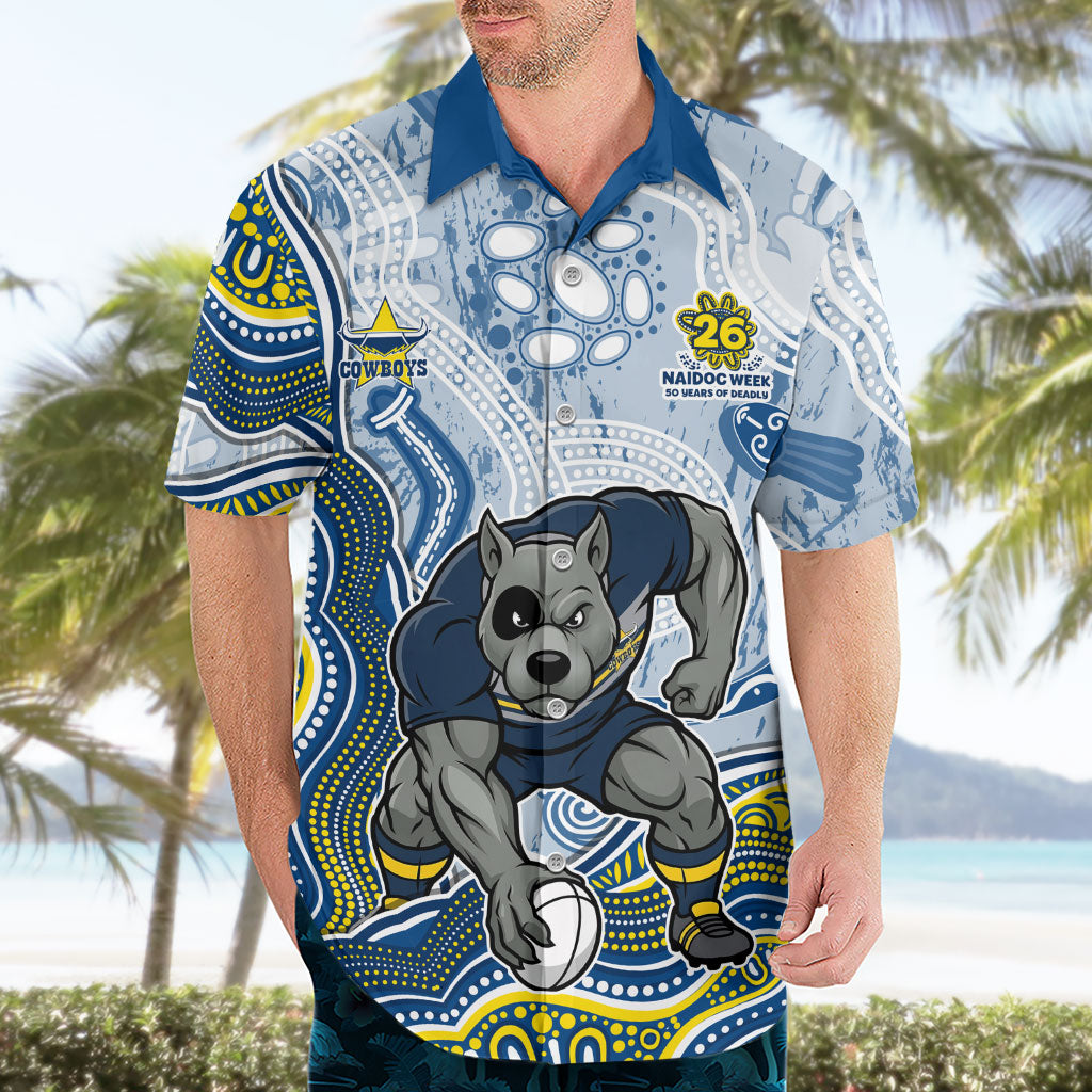 North Queensland Cowboys NAIDOC Week 2026 Hawaiian Shirt First Nations of Australia Aboriginal Mascot Rugby