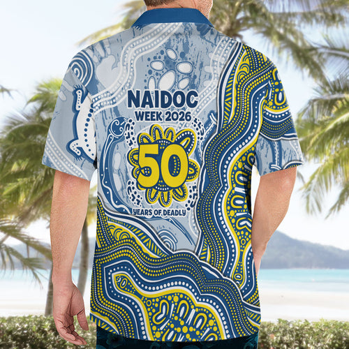 North Queensland Cowboys NAIDOC Week 2026 Hawaiian Shirt First Nations of Australia Aboriginal Mascot Rugby