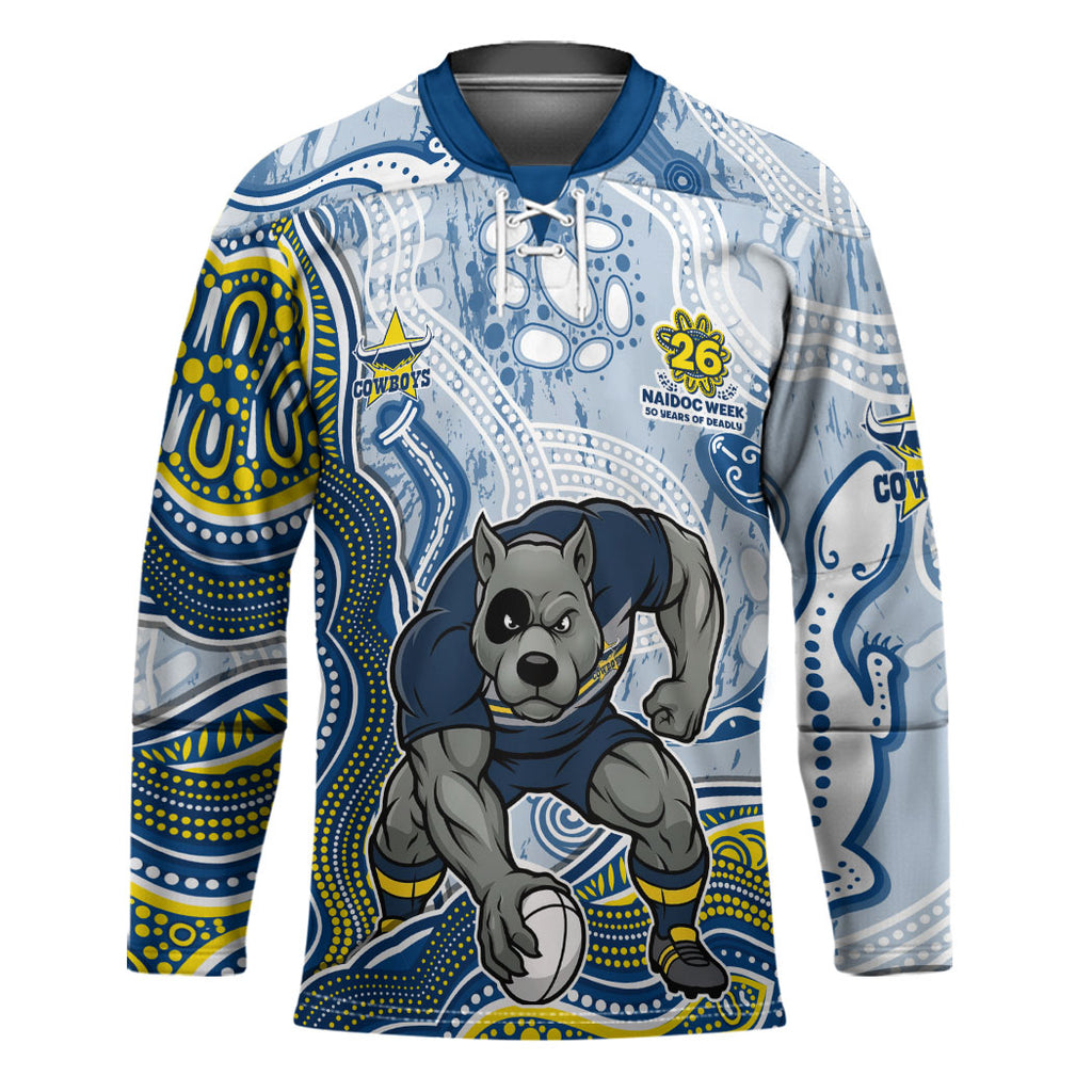 North Queensland Cowboys NAIDOC Week 2026 Hockey Jersey First Nations of Australia Aboriginal Mascot Rugby
