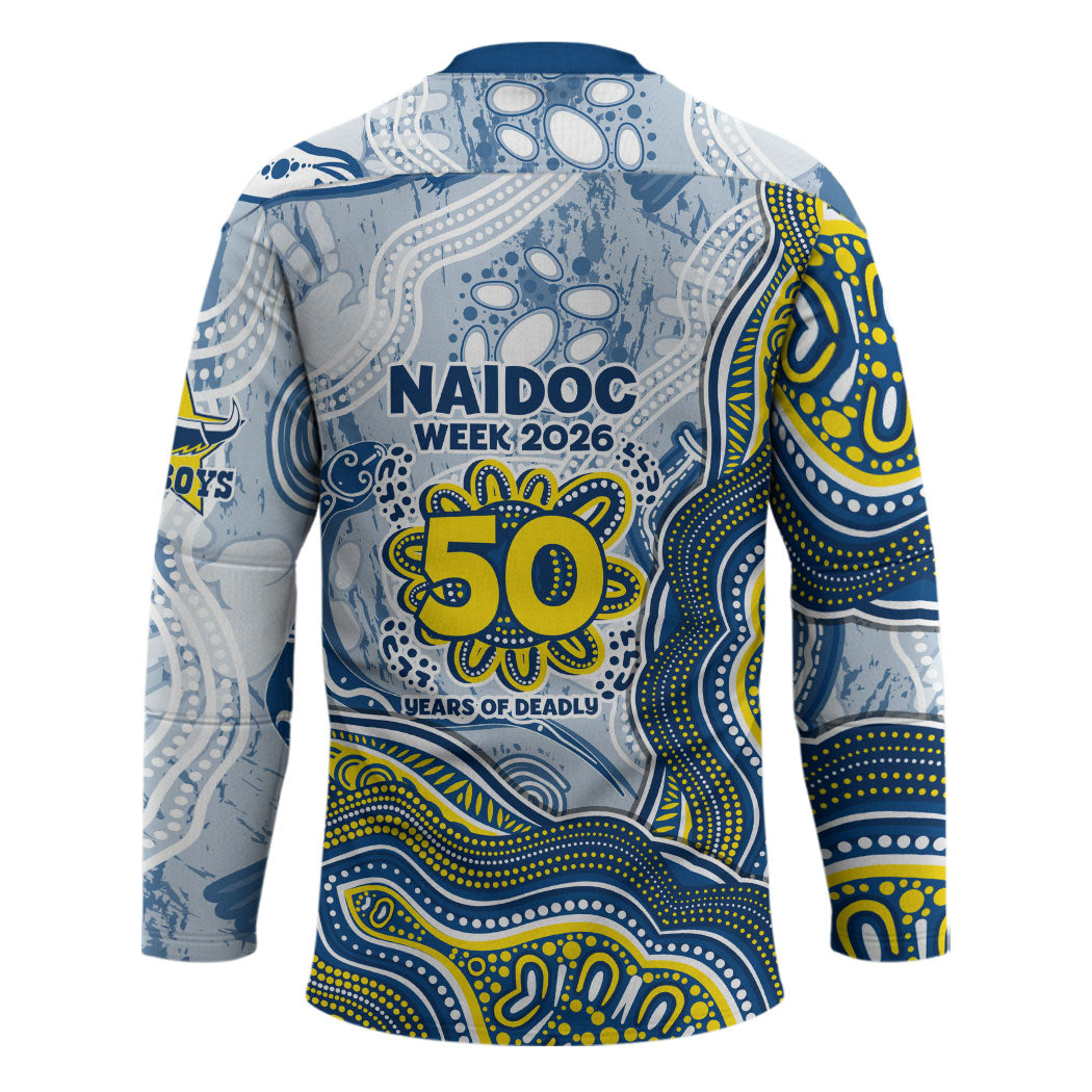 North Queensland Cowboys NAIDOC Week 2026 Hockey Jersey First Nations of Australia Aboriginal Mascot Rugby