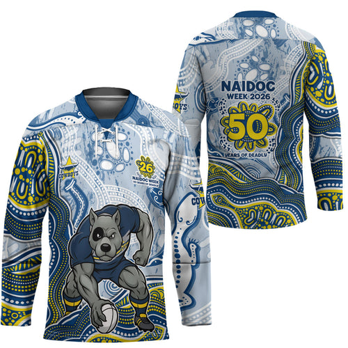 North Queensland Cowboys NAIDOC Week 2026 Hockey Jersey First Nations of Australia Aboriginal Mascot Rugby
