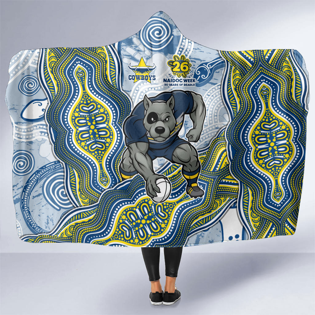 North Queensland Cowboys NAIDOC Week 2026 Hooded Blanket First Nations of Australia Aboriginal Mascot Rugby