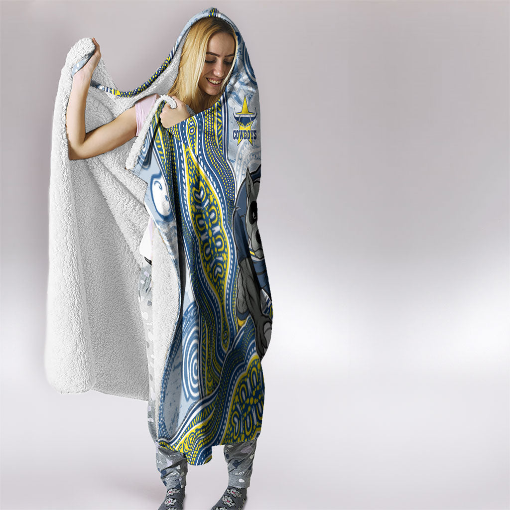 North Queensland Cowboys NAIDOC Week 2026 Hooded Blanket First Nations of Australia Aboriginal Mascot Rugby
