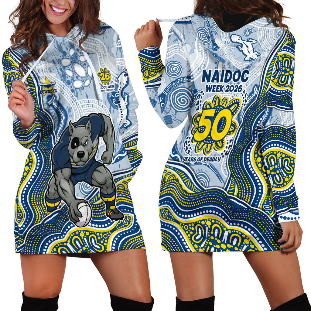 North Queensland Cowboys NAIDOC Week 2026 Hoodie Dress First Nations of Australia Aboriginal Mascot Rugby