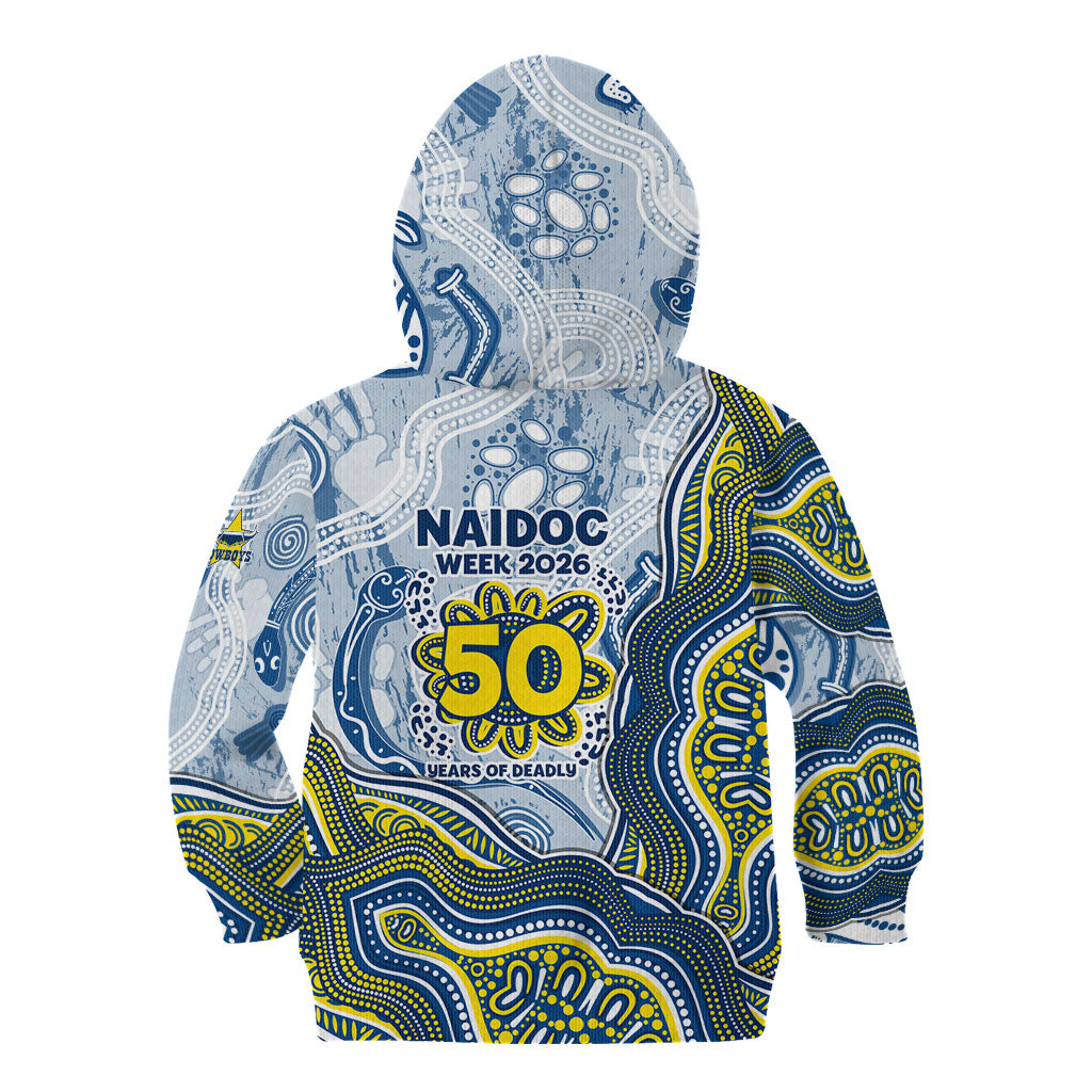 North Queensland Cowboys NAIDOC Week 2026 Kid Hoodie First Nations of Australia Aboriginal Mascot Rugby