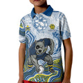 North Queensland Cowboys NAIDOC Week 2026 Kid Polo Shirt First Nations of Australia Aboriginal Mascot Rugby