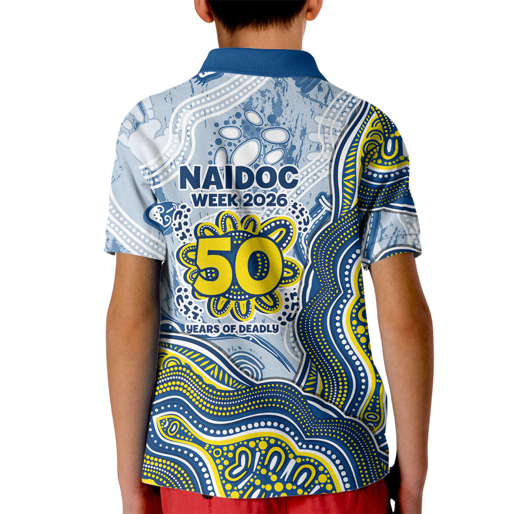 North Queensland Cowboys NAIDOC Week 2026 Kid Polo Shirt First Nations of Australia Aboriginal Mascot Rugby