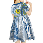North Queensland Cowboys NAIDOC Week 2026 Kid Short Sleeve Dress First Nations of Australia Aboriginal Mascot Rugby