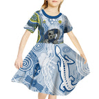 North Queensland Cowboys NAIDOC Week 2026 Kid Short Sleeve Dress First Nations of Australia Aboriginal Mascot Rugby