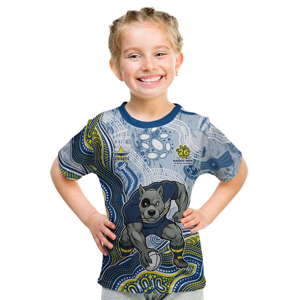 North Queensland Cowboys NAIDOC Week 2026 Kid T Shirt First Nations of Australia Aboriginal Mascot Rugby