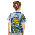 North Queensland Cowboys NAIDOC Week 2026 Kid T Shirt First Nations of Australia Aboriginal Mascot Rugby