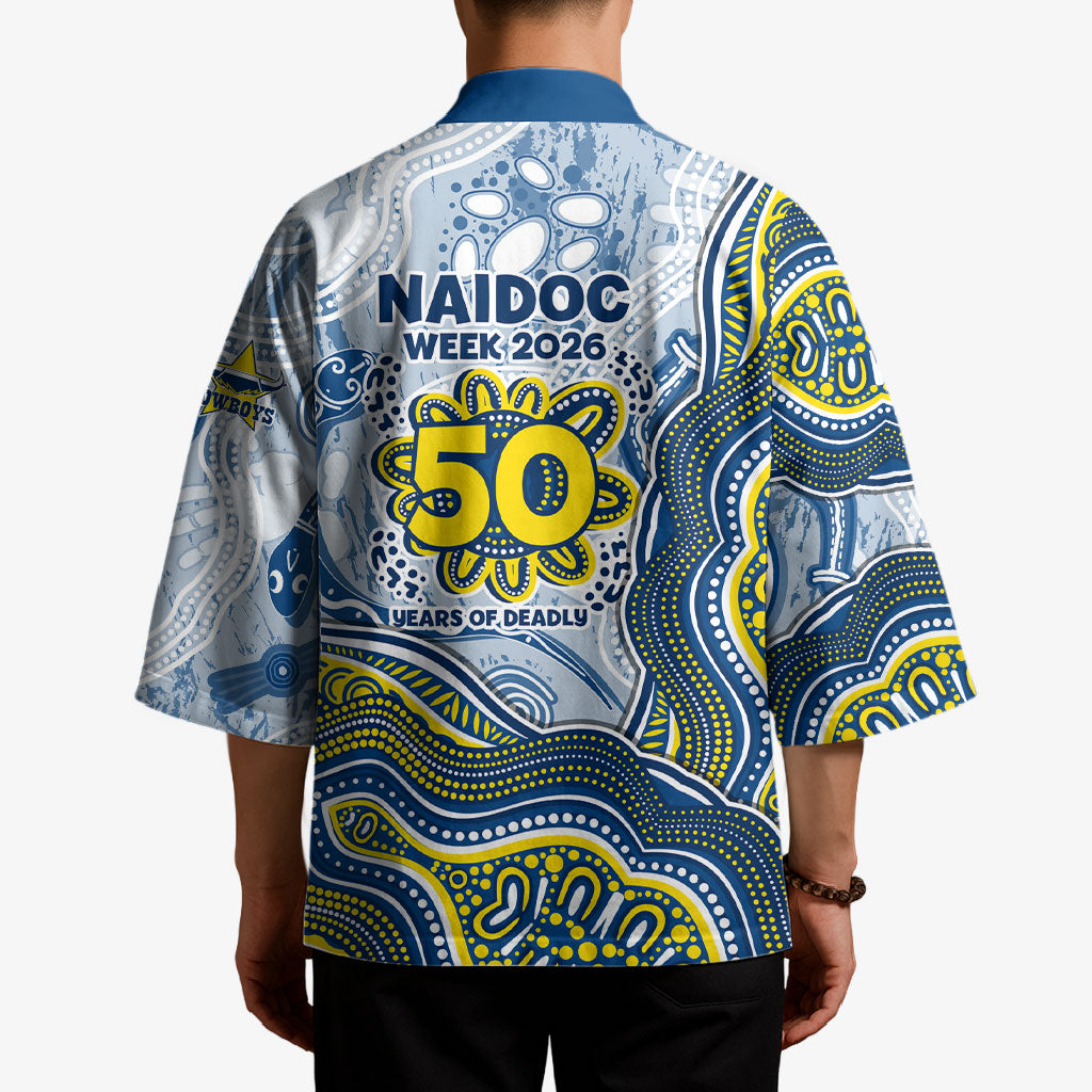North Queensland Cowboys NAIDOC Week 2026 Kimono First Nations of Australia Aboriginal Mascot Rugby