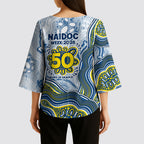 North Queensland Cowboys NAIDOC Week 2026 Kimono Sleeve Blouse First Nations of Australia Aboriginal Mascot Rugby
