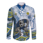 North Queensland Cowboys NAIDOC Week 2026 Long Sleeve Button Shirt First Nations of Australia Aboriginal Mascot Rugby