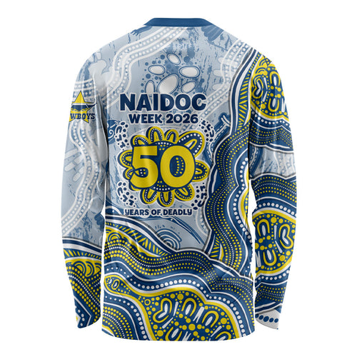 North Queensland Cowboys NAIDOC Week 2026 Long Sleeve Shirt First Nations of Australia Aboriginal Mascot Rugby