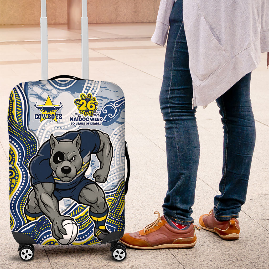 North Queensland Cowboys NAIDOC Week 2026 Luggage Cover First Nations of Australia Aboriginal Mascot Rugby