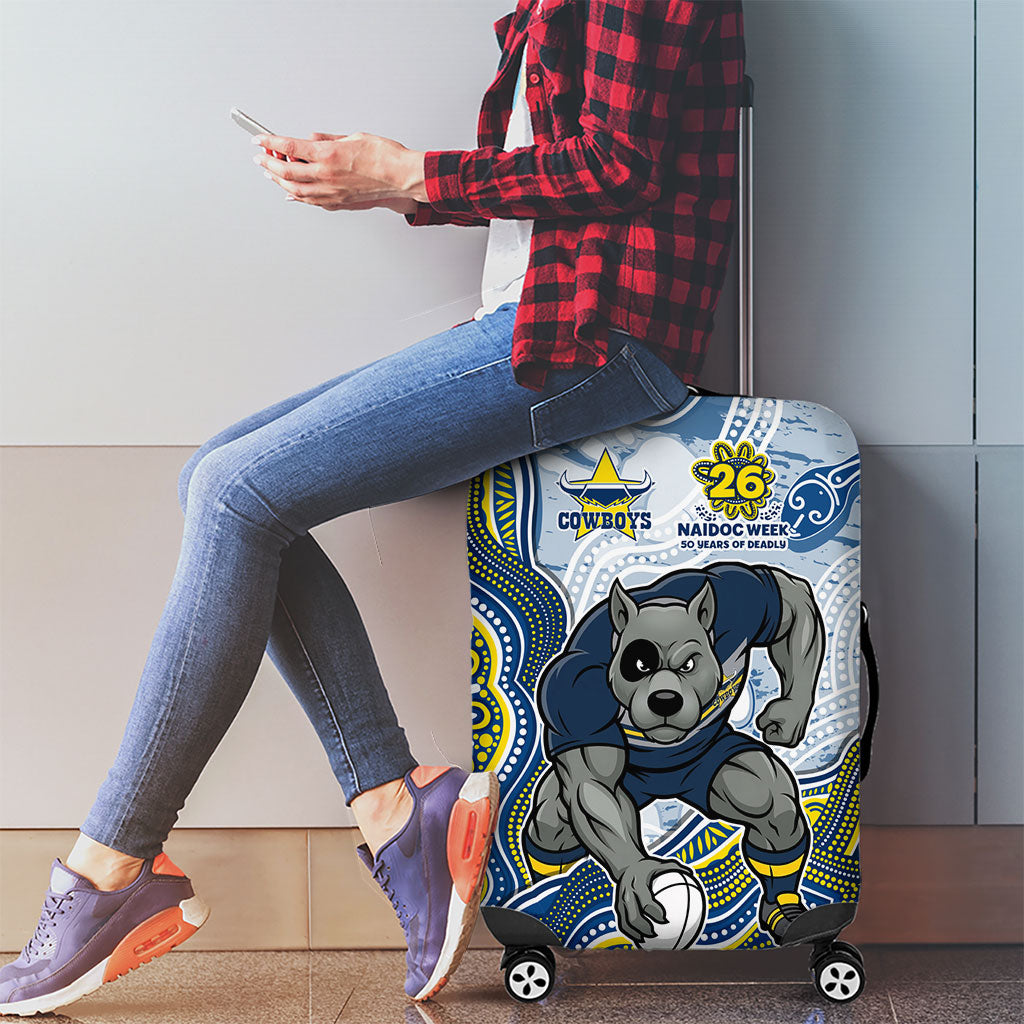 North Queensland Cowboys NAIDOC Week 2026 Luggage Cover First Nations of Australia Aboriginal Mascot Rugby