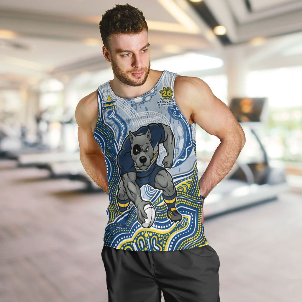 North Queensland Cowboys NAIDOC Week 2026 Men Tank Top First Nations of Australia Aboriginal Mascot Rugby