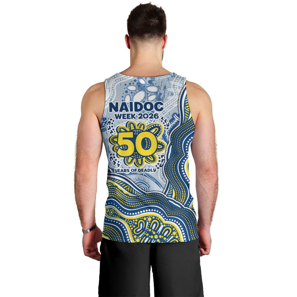 North Queensland Cowboys NAIDOC Week 2026 Men Tank Top First Nations of Australia Aboriginal Mascot Rugby