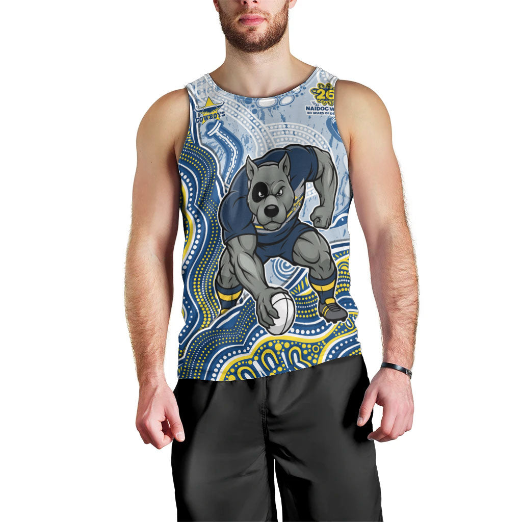 North Queensland Cowboys NAIDOC Week 2026 Men Tank Top First Nations of Australia Aboriginal Mascot Rugby