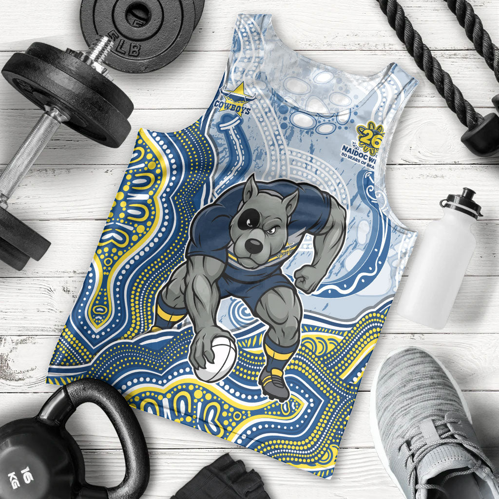 North Queensland Cowboys NAIDOC Week 2026 Men Tank Top First Nations of Australia Aboriginal Mascot Rugby