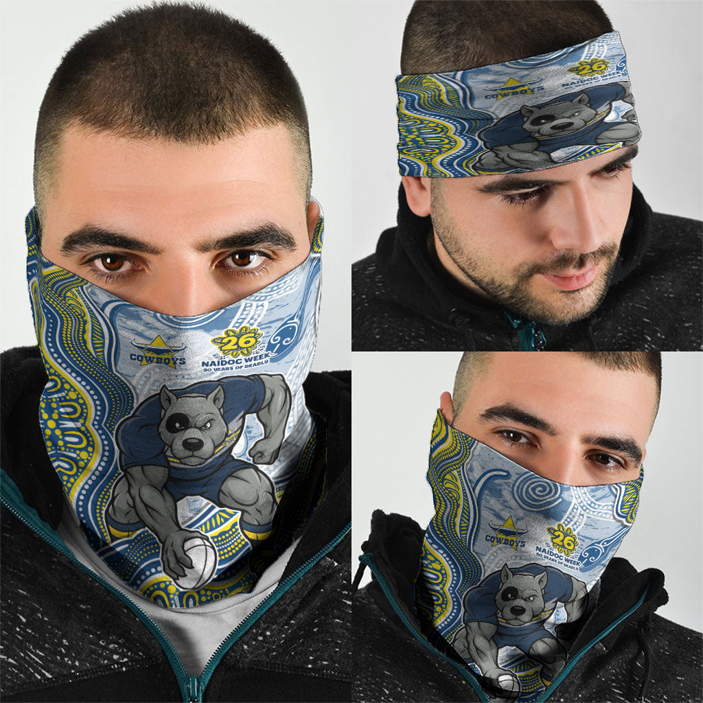 North Queensland Cowboys NAIDOC Week 2026 Neck Gaiter First Nations of Australia Aboriginal Mascot Rugby