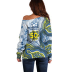 North Queensland Cowboys NAIDOC Week 2026 Off Shoulder Sweater First Nations of Australia Aboriginal Mascot Rugby