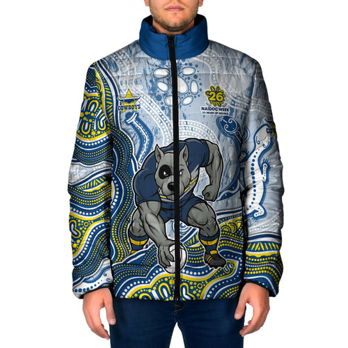 North Queensland Cowboys NAIDOC Week 2026 Padded Jacket First Nations of Australia Aboriginal Mascot Rugby