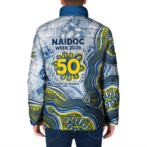 North Queensland Cowboys NAIDOC Week 2026 Padded Jacket First Nations of Australia Aboriginal Mascot Rugby