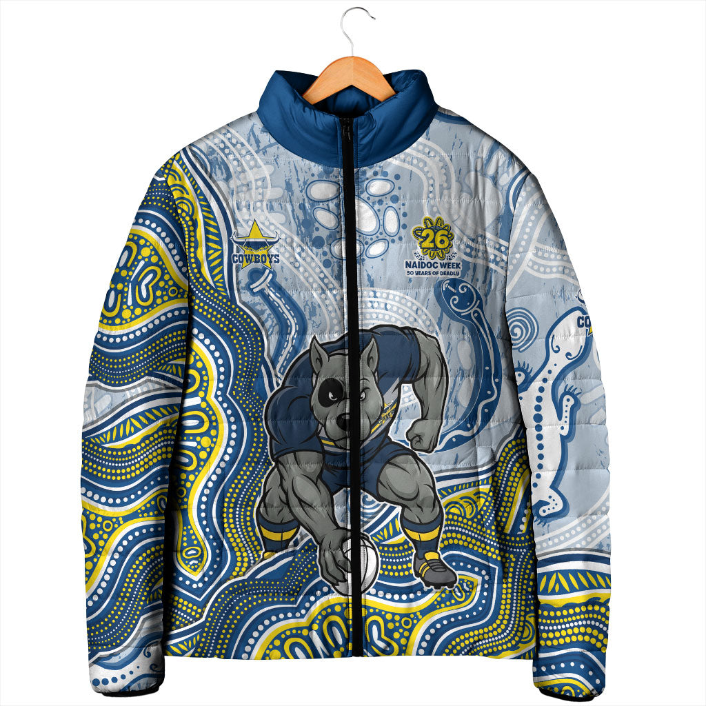 North Queensland Cowboys NAIDOC Week 2026 Padded Jacket First Nations of Australia Aboriginal Mascot Rugby
