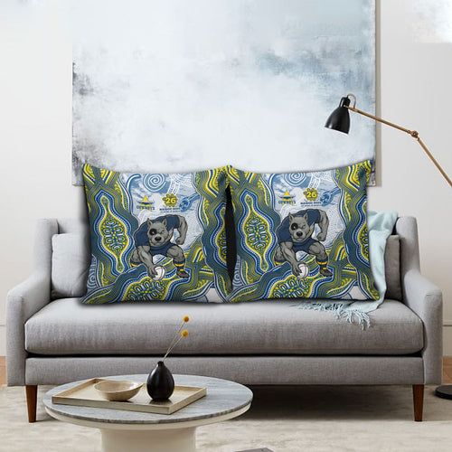 North Queensland Cowboys NAIDOC Week 2026 Pillow Cover First Nations of Australia Aboriginal Mascot Rugby