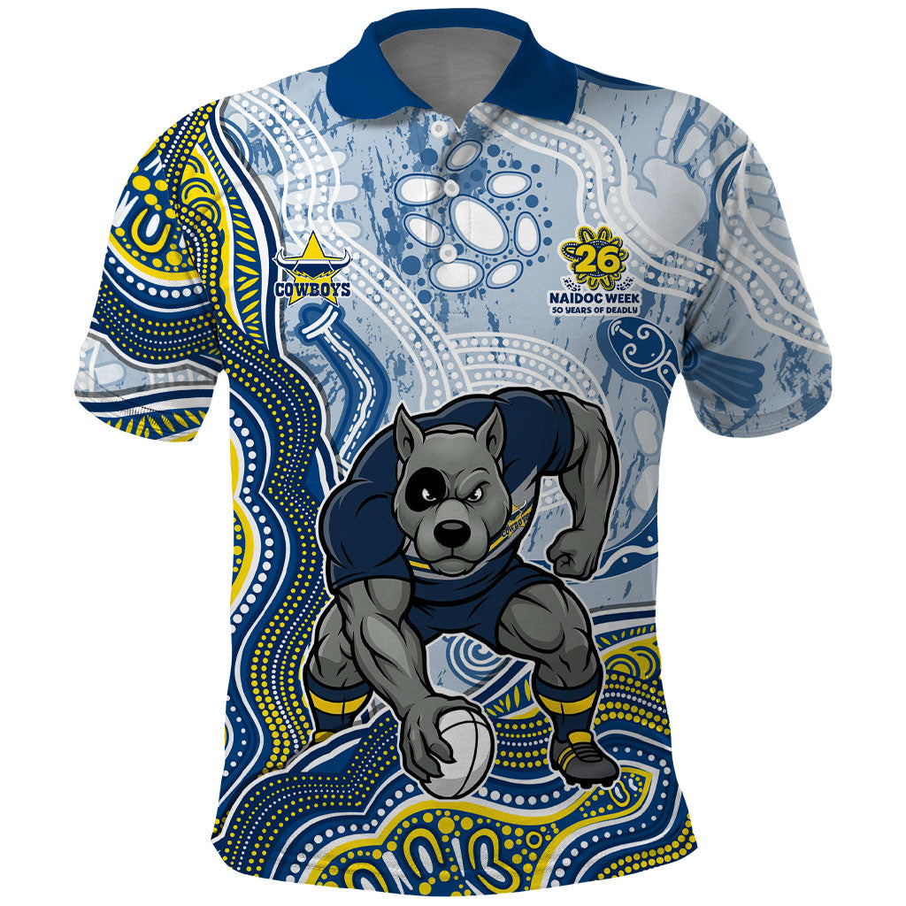 North Queensland Cowboys NAIDOC Week 2026 Polo Shirt First Nations of Australia Aboriginal Mascot Rugby