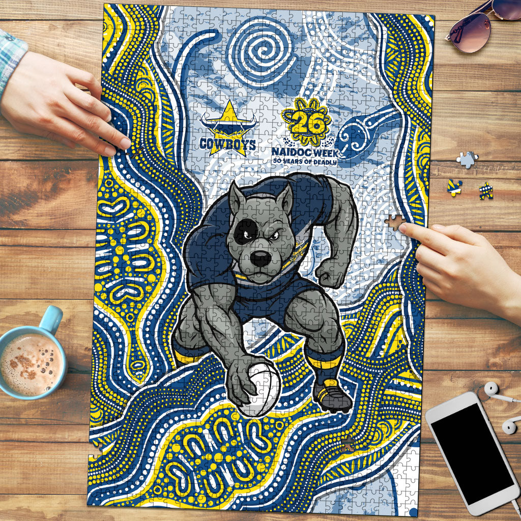 North Queensland Cowboys NAIDOC Week 2026 Puzzle First Nations of Australia Aboriginal Mascot Rugby