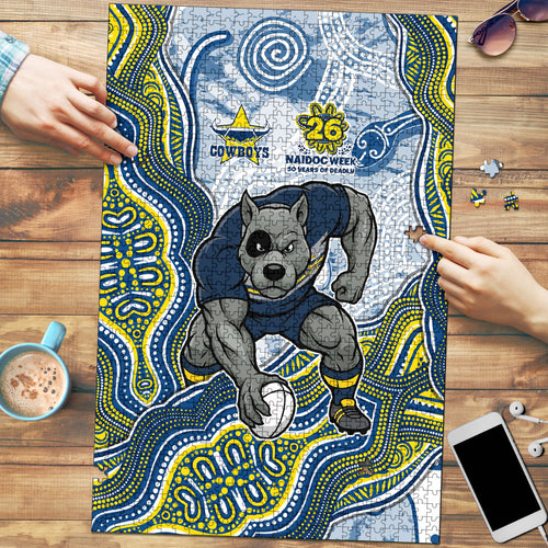 North Queensland Cowboys NAIDOC Week 2026 Puzzle First Nations of Australia Aboriginal Mascot Rugby