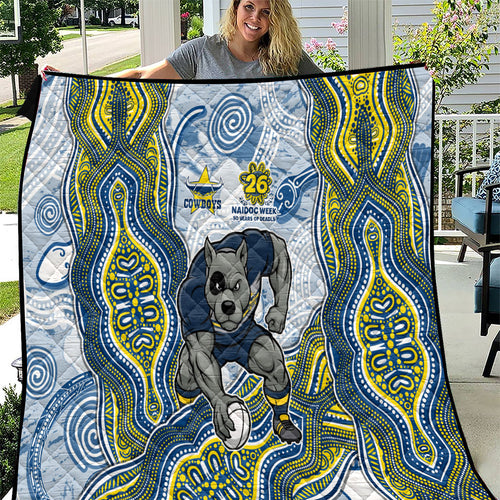 North Queensland Cowboys NAIDOC Week 2026 Quilt First Nations of Australia Aboriginal Mascot Rugby
