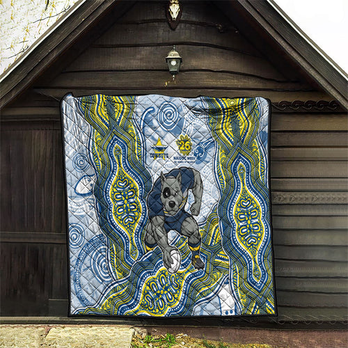 North Queensland Cowboys NAIDOC Week 2026 Quilt First Nations of Australia Aboriginal Mascot Rugby