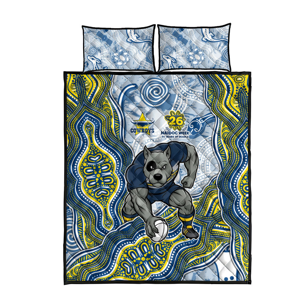 North Queensland Cowboys NAIDOC Week 2026 Quilt Bed Set First Nations of Australia Aboriginal Mascot Rugby