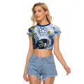 North Queensland Cowboys NAIDOC Week 2026 Raglan Cropped T Shirt First Nations of Australia Aboriginal Mascot Rugby