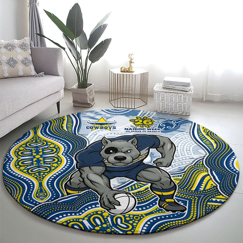 North Queensland Cowboys NAIDOC Week 2026 Round Carpet First Nations of Australia Aboriginal Mascot Rugby